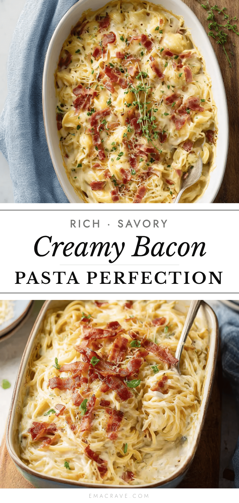creamy bacon pasta recipe