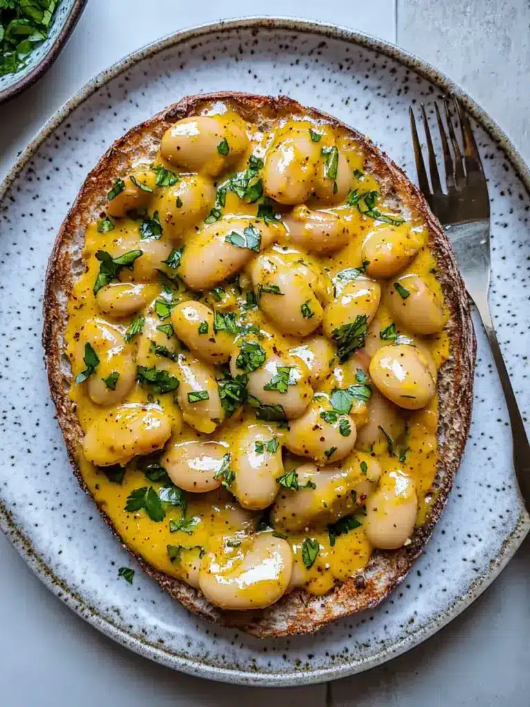 creamy curried butter beans - featured image