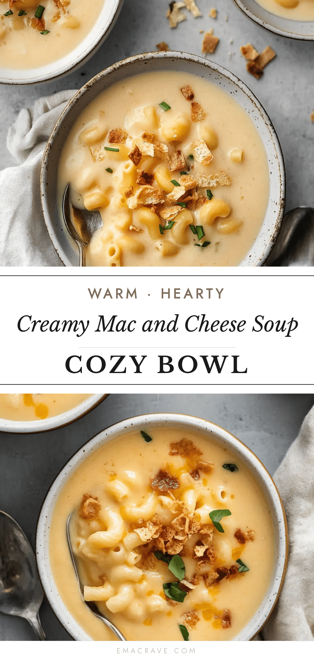 creamy mac and cheese soup recipe