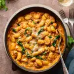 creamy one pot sausage gnocchi - featured image