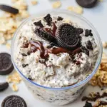 creamy oreo overnight oats - featured image