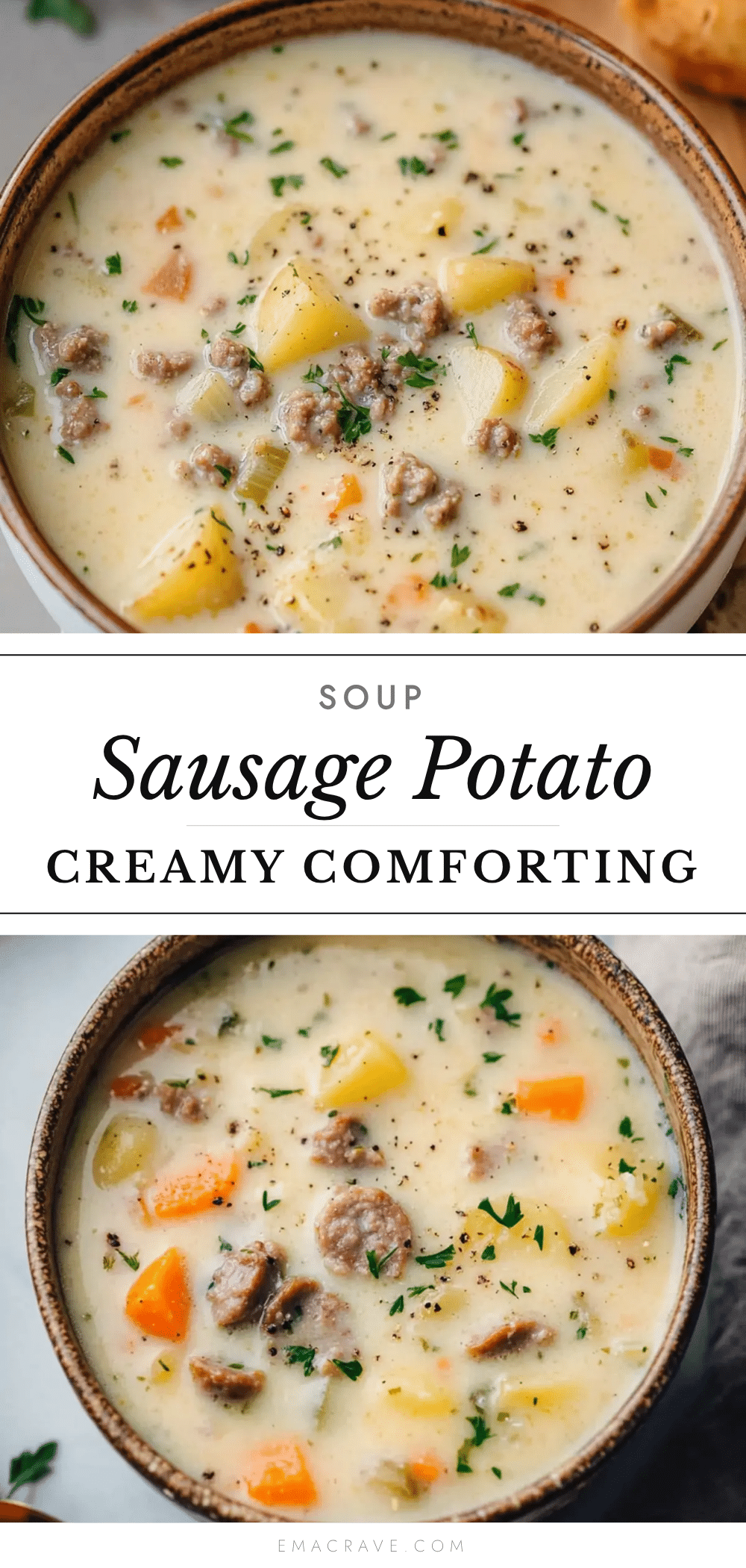 creamy sausage potato soup recipe
