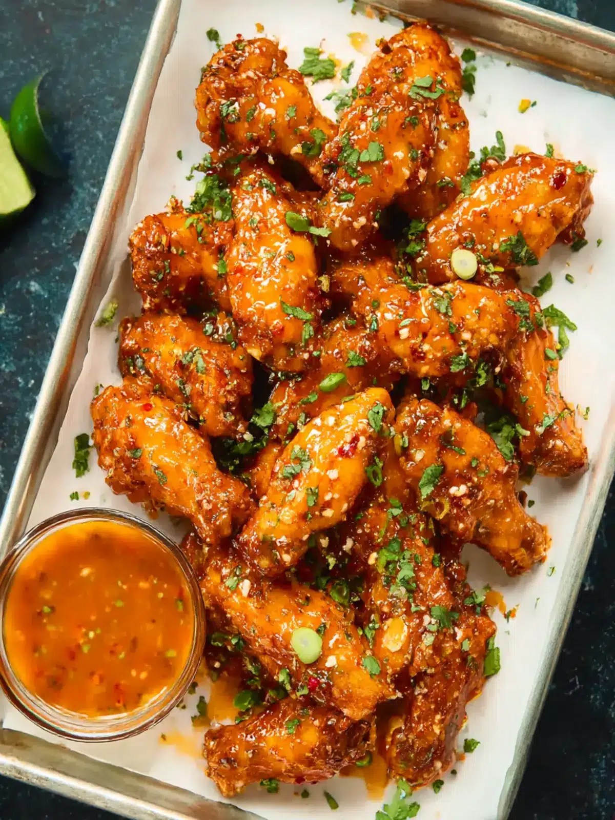 Crispy Bang Bang Chicken Wings preparation steps