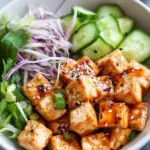 crispy bang bang tofu - featured image