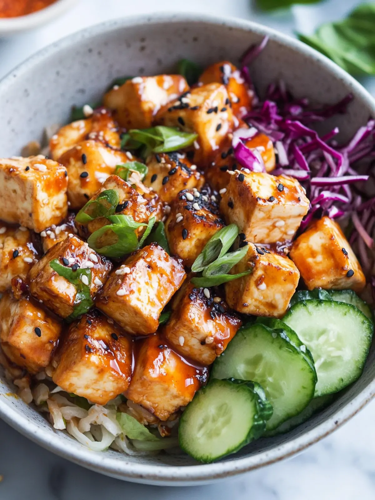 crispy bang bang tofu preparation steps