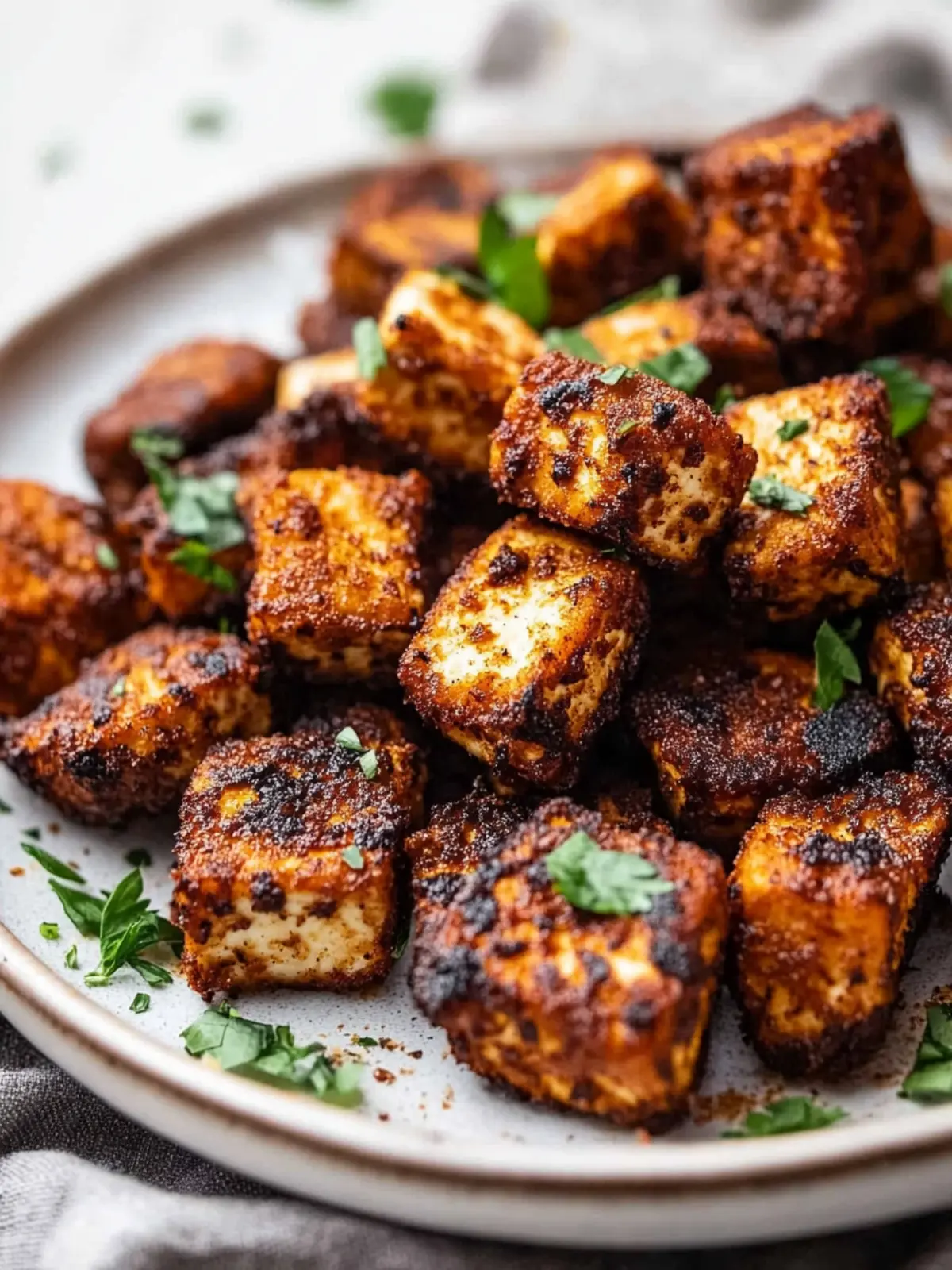crispy cajun tofu bites preparation steps