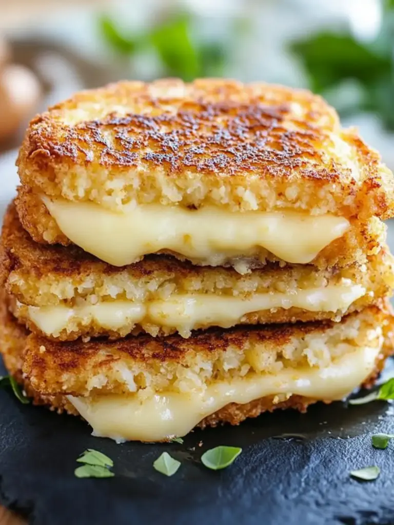 crispy cauliflower grilled cheese - featured image