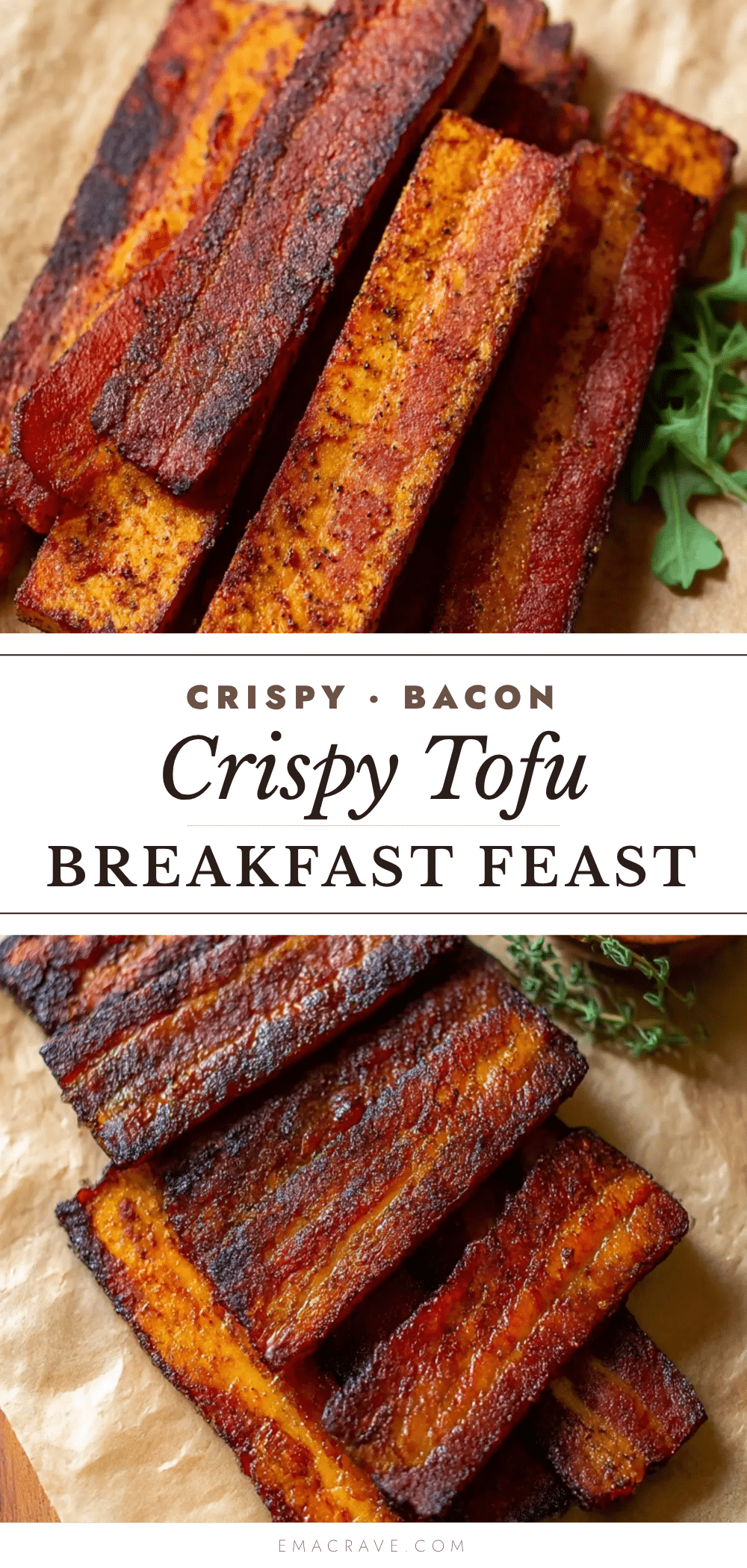 crispy tofu bacon recipe