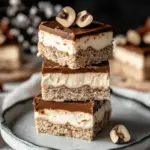 Decadent hazelnut cream bars with dark chocolate ganache - featured image
