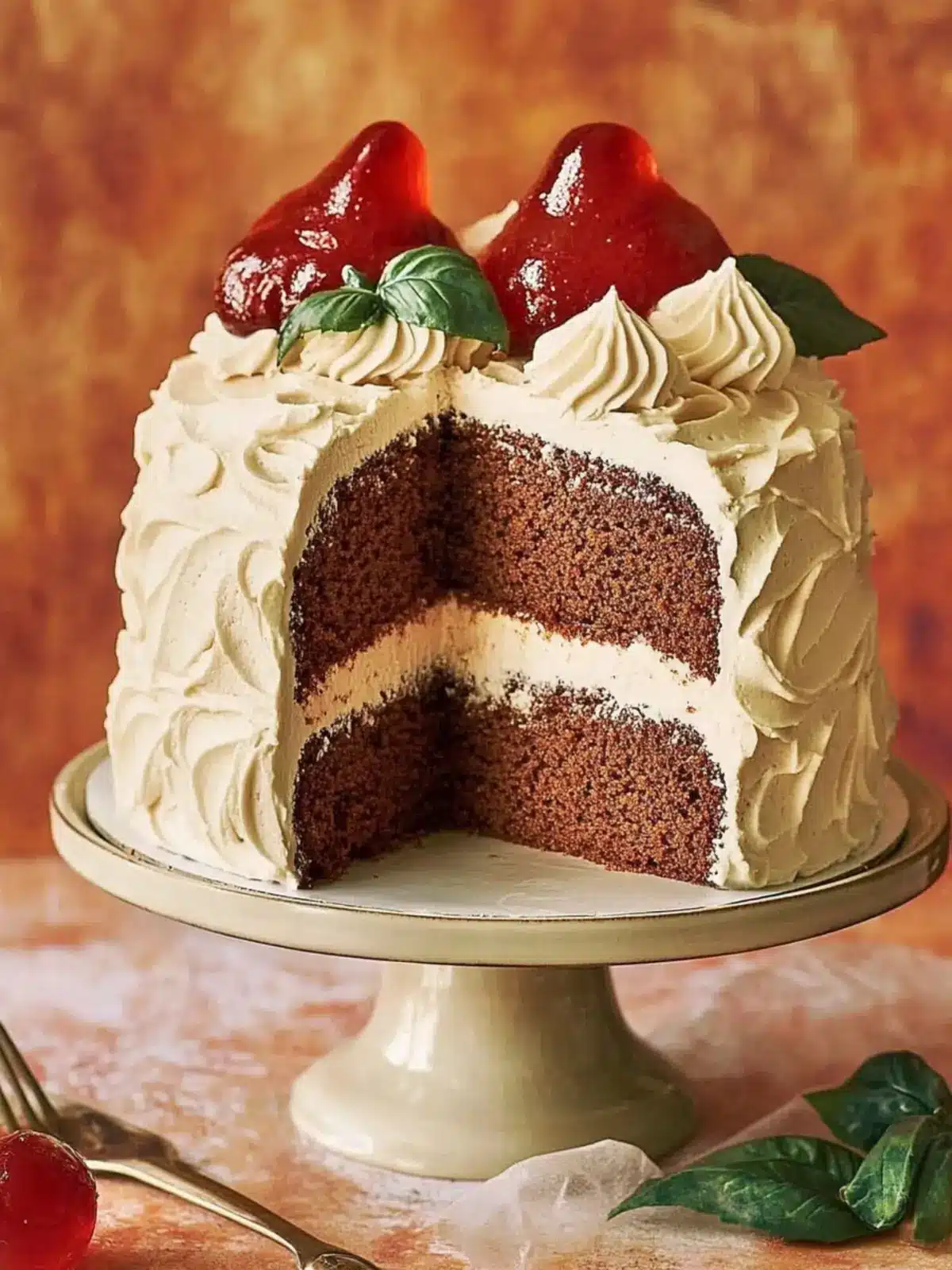 Dr. Pepper cake preparation steps
