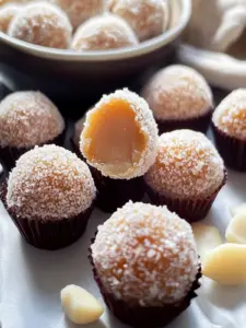easy macadamia nut balls - featured image