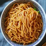 easy savory plain lo mein noodles - featured image