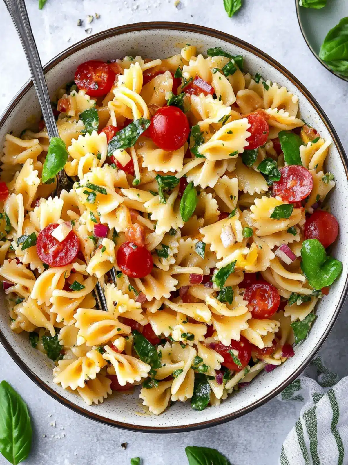 hot honey pasta salad preparation steps