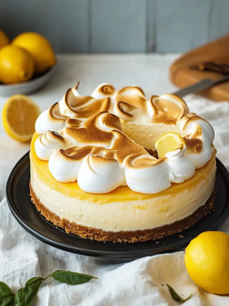 lemon cheesecake - featured image