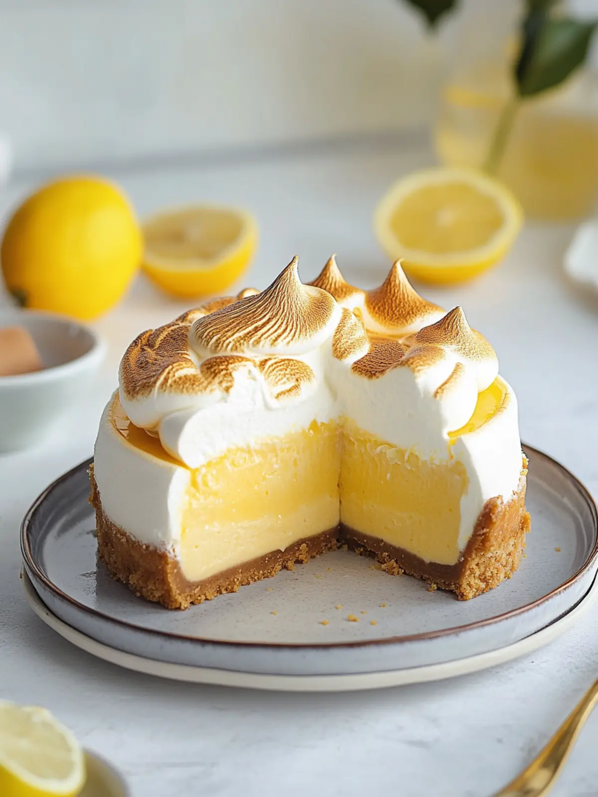 lemon cheesecake preparation steps