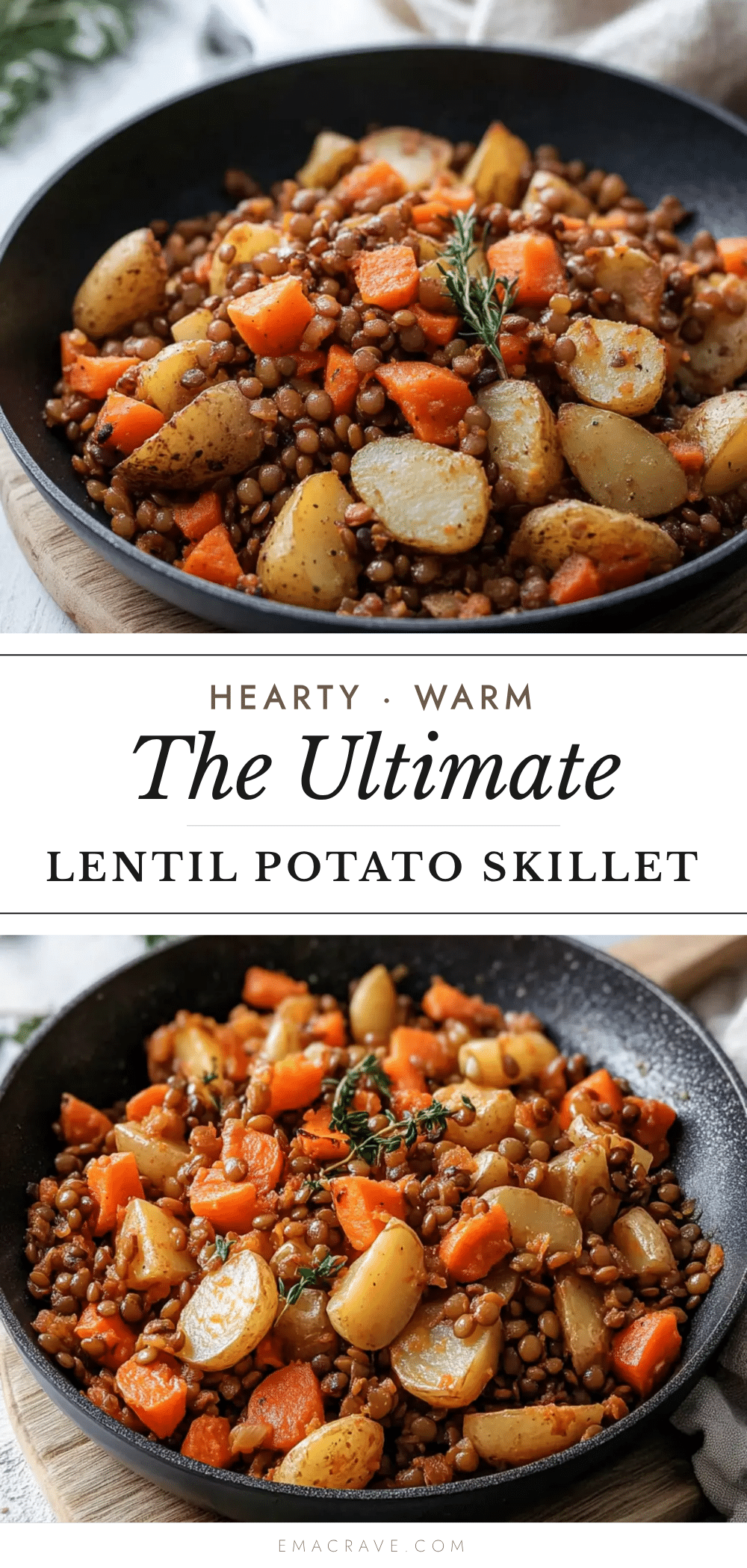 lentil potato skillet recipe