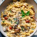 one-pot mushroom white bean pasta - featured image