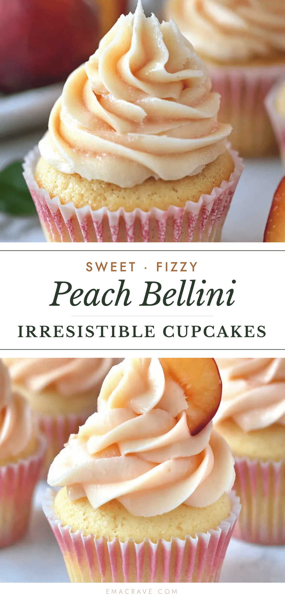peach bellini cupcakes recipe