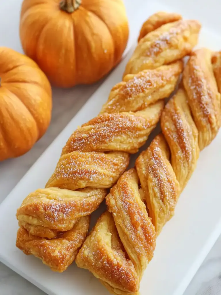 quick pumpkin pie twists - featured image
