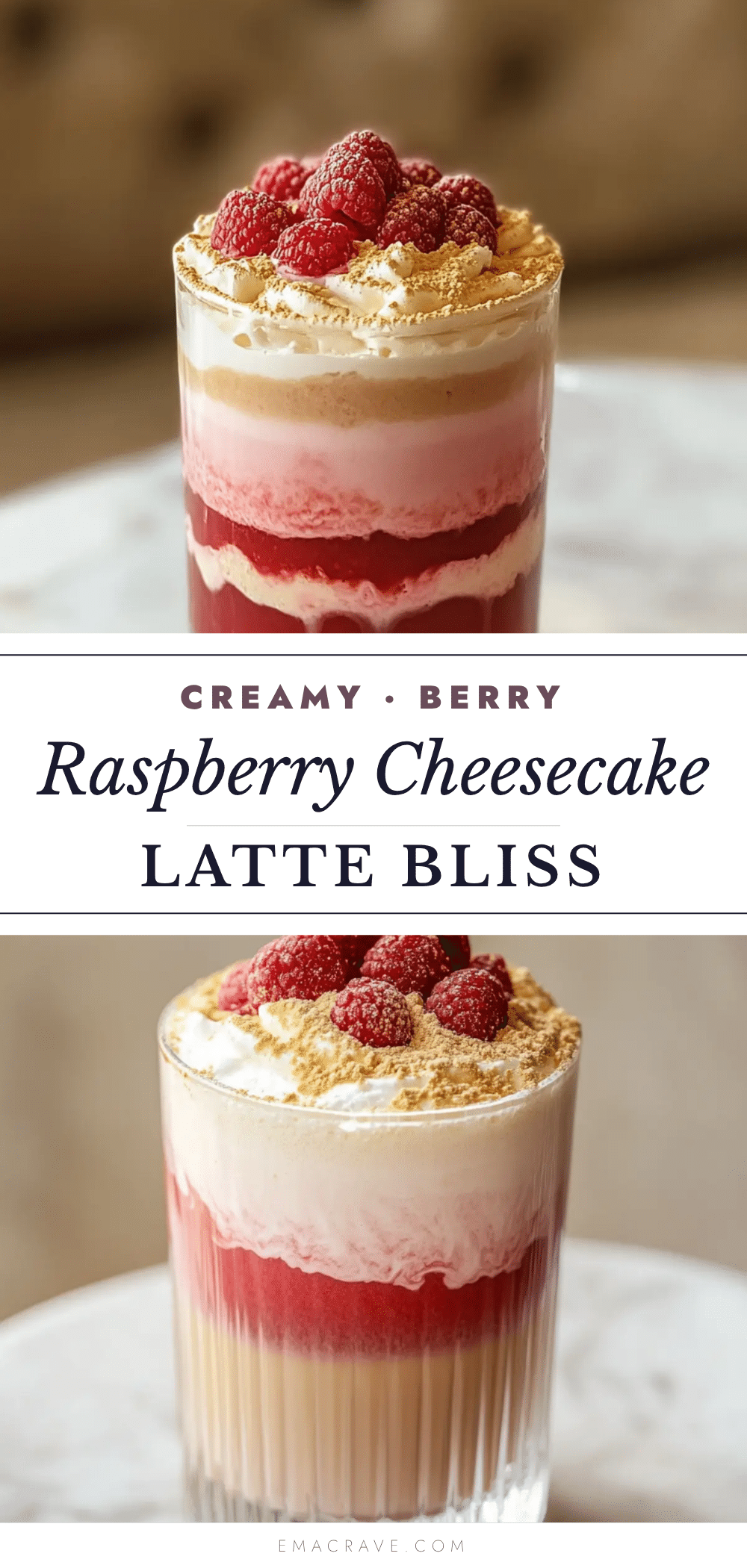 raspberry cheesecake latte recipe