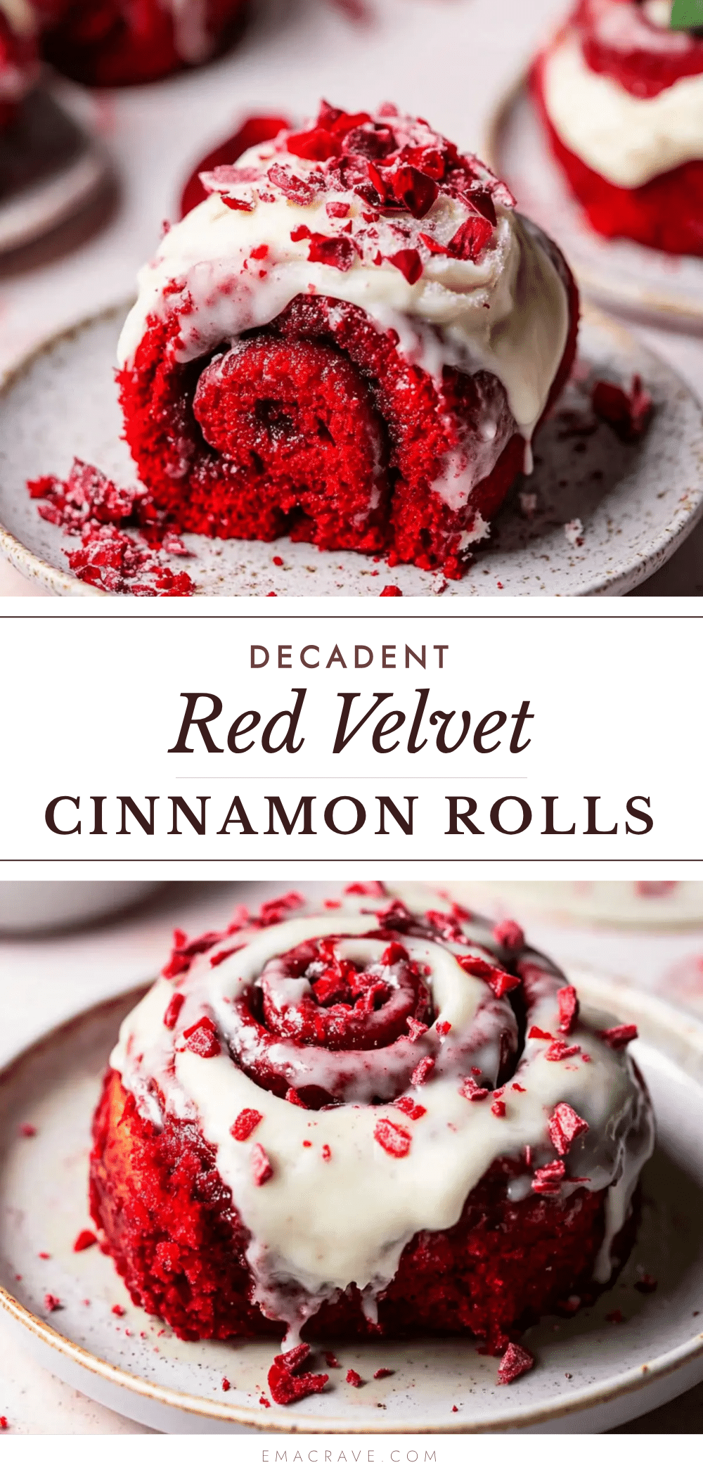 red velvet cinnamon rolls recipe