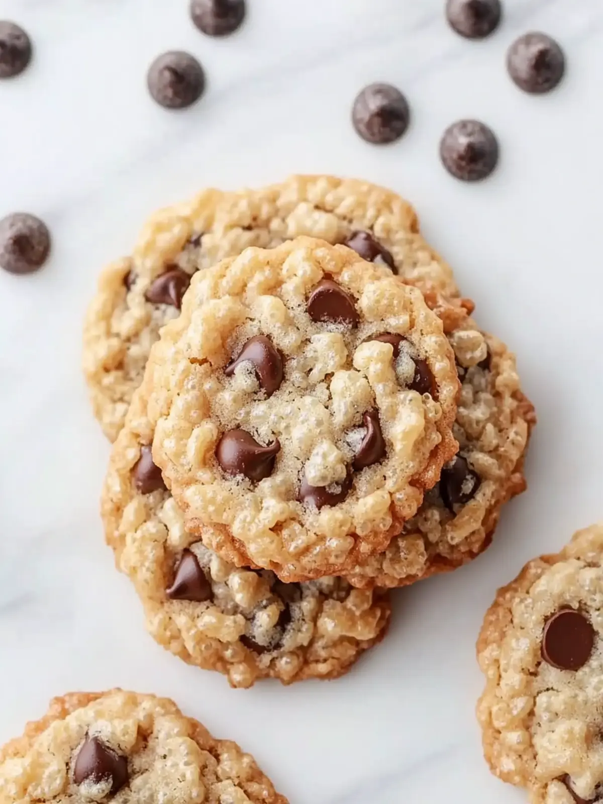 Rice Krispie Chocolate Chip Cookies preparation steps