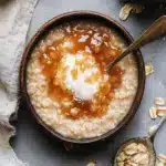 savory salted caramel oatmeal - featured image