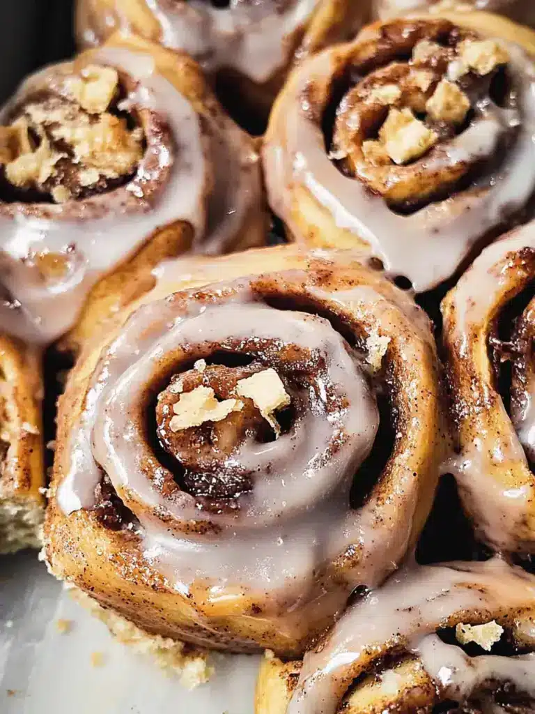 Snickers cinnamon rolls - featured image