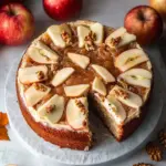 vegan applesauce cake - featured image