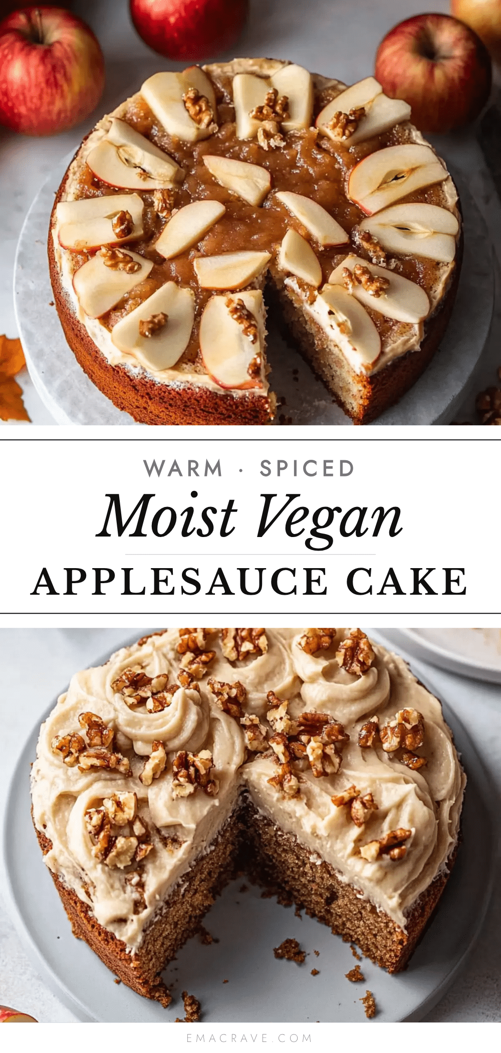 vegan applesauce cake recipe