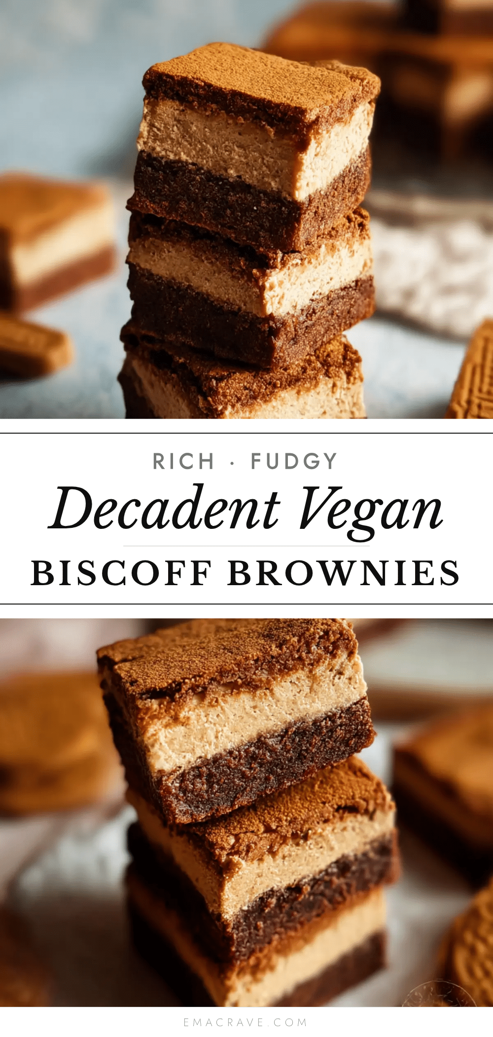 vegan biscoff brownies recipe