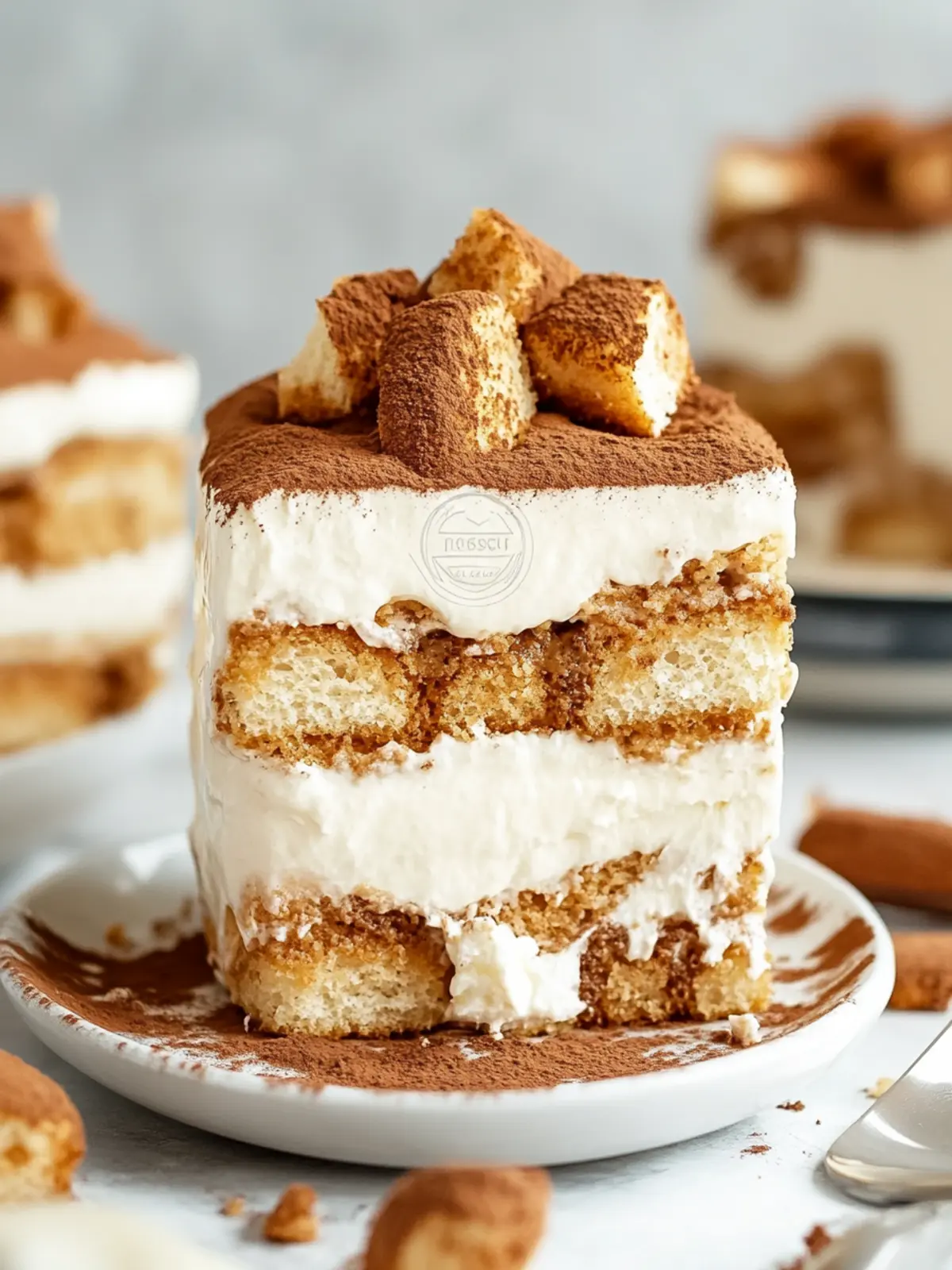 vegan biscoff tiramisu preparation steps
