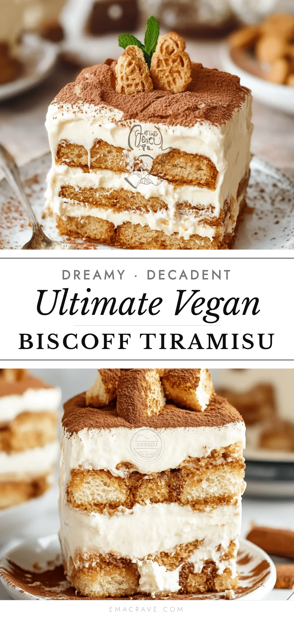 vegan biscoff tiramisu recipe