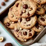 vegan hazelnut cookies - featured image