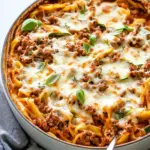 zucchini noodle bake - featured image