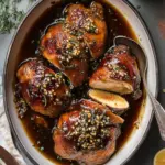 balsamic fig chicken - featured image