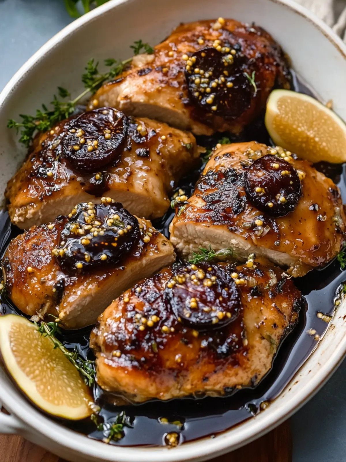 balsamic fig chicken preparation steps