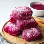 beet biscuits with honey butter - featured image