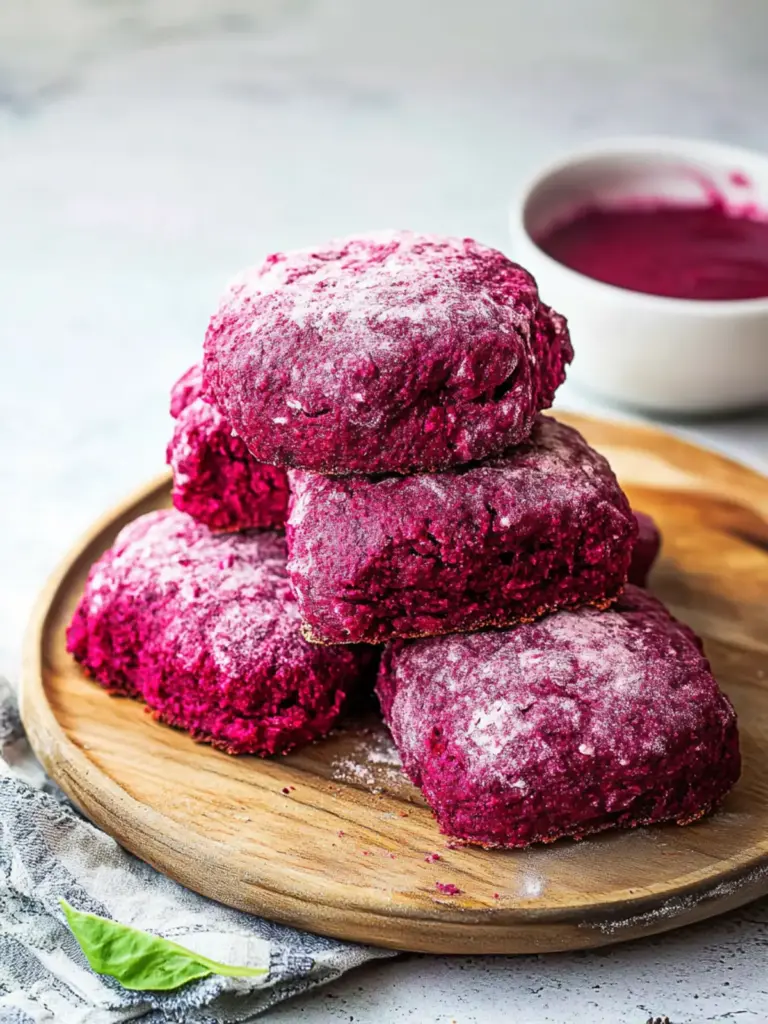 beet biscuits with honey butter - featured image