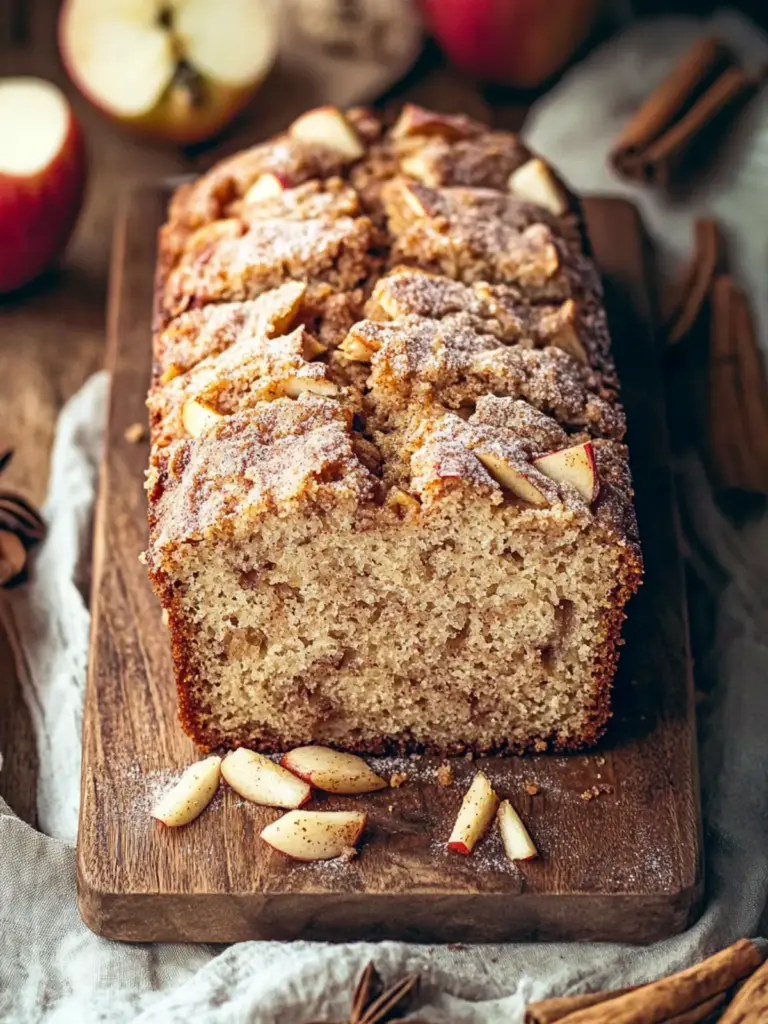 best easy cinnamon apple bread recipe - featured image