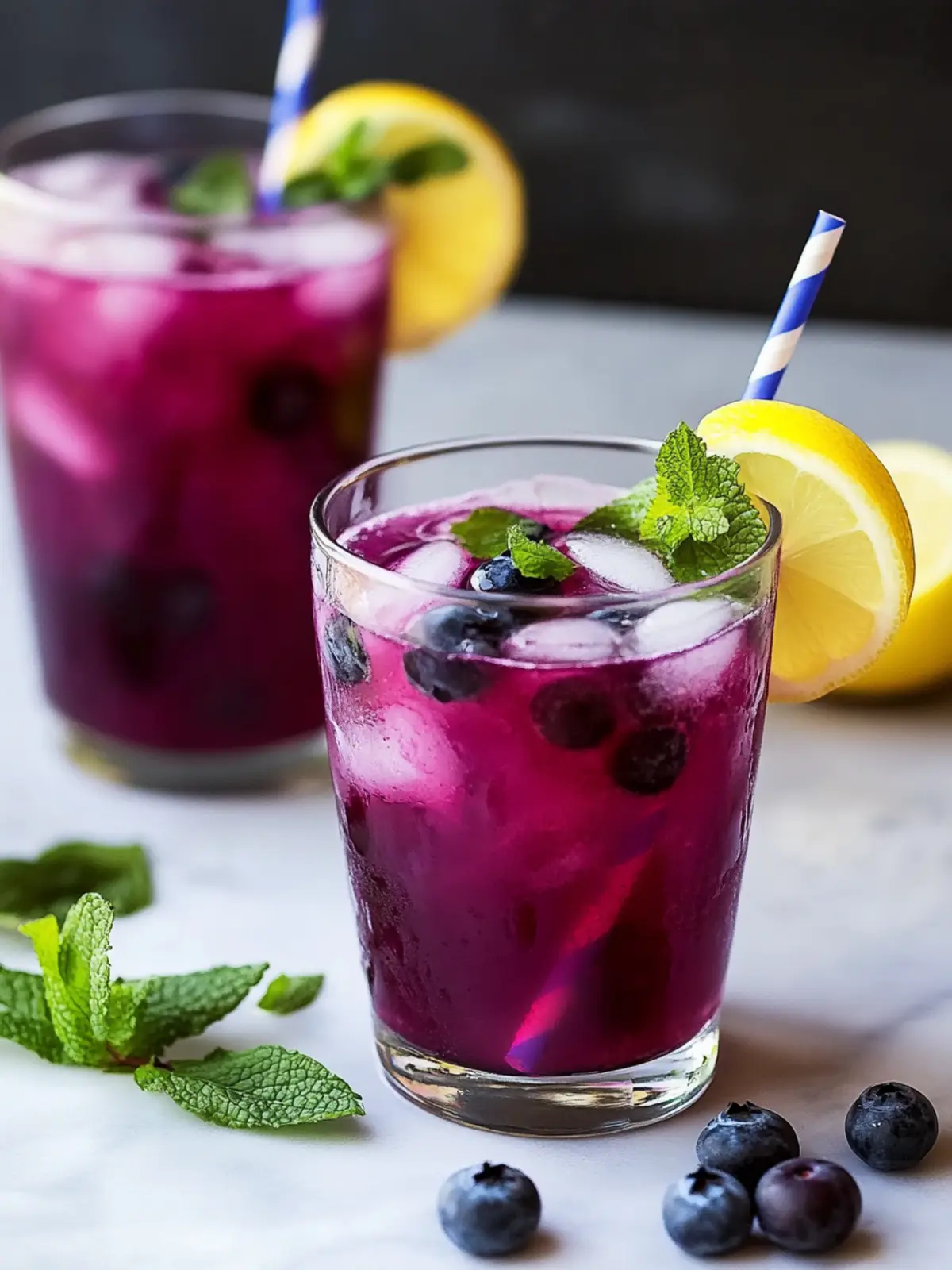 best homemade blueberry lemonade recipe preparation steps