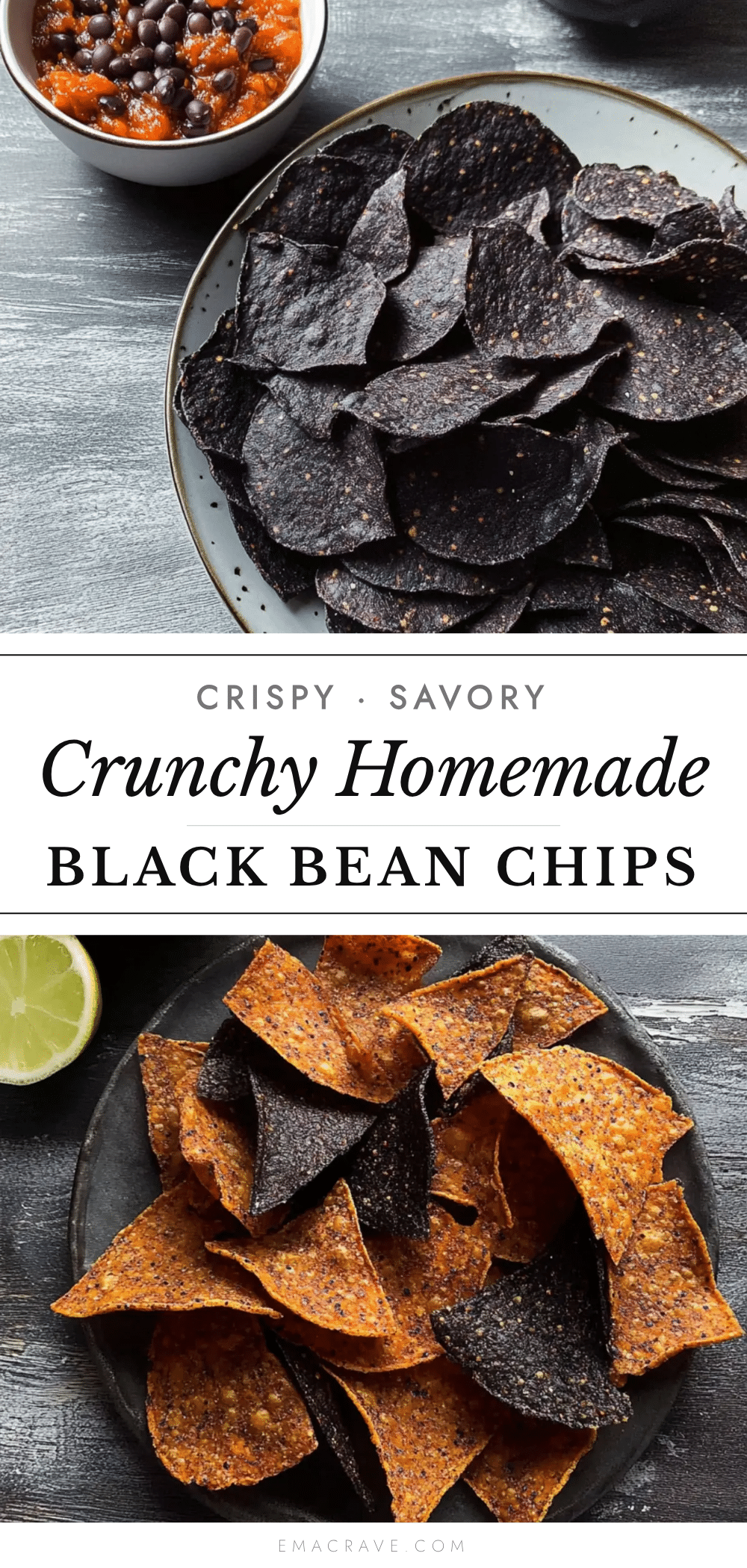 black bean chips with mango salsa recipe