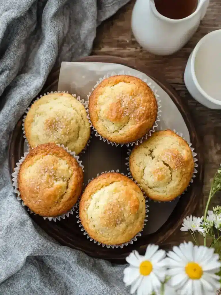 black tea vanilla muffins - featured image