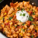 Bold Rotel Southwest Chicken Skillet - featured image