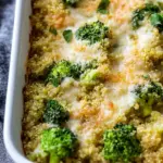 broccoli quinoa casserole - featured image