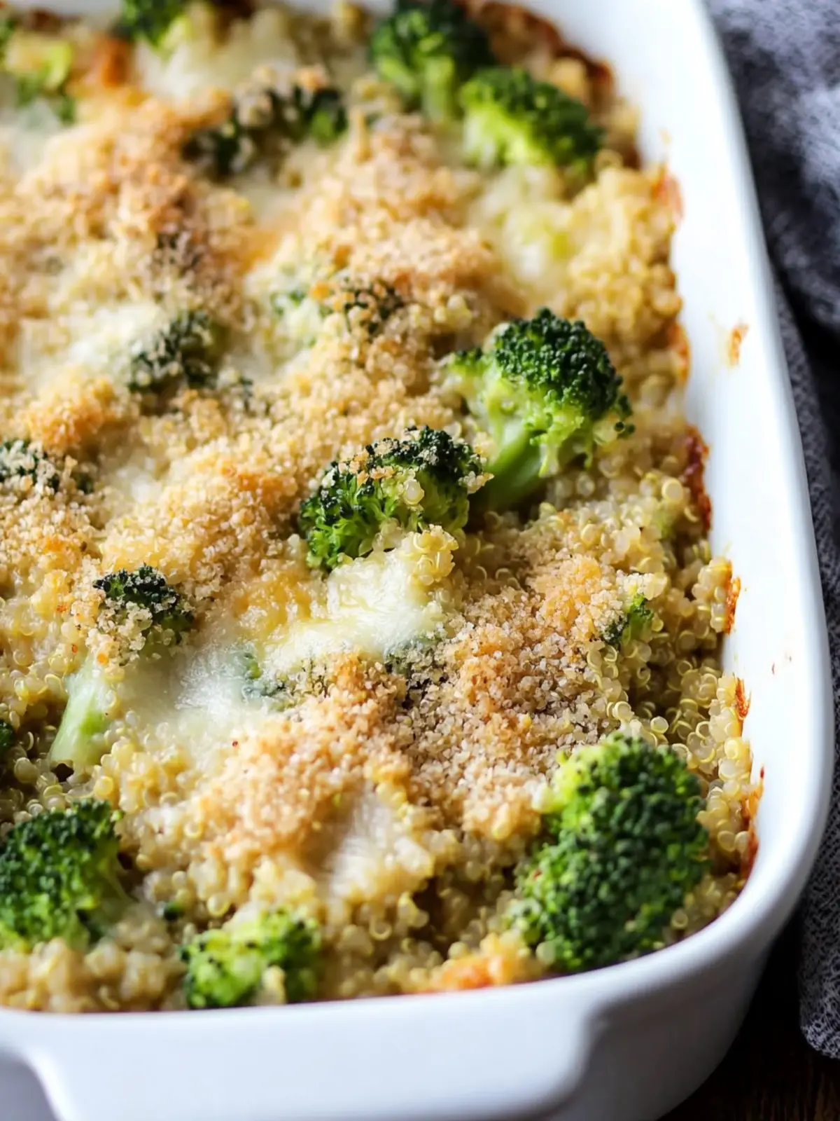 broccoli quinoa casserole preparation steps