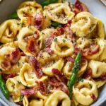 brown butter bacon tortellini - featured image