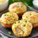 buttery tuna rice muffins - featured image