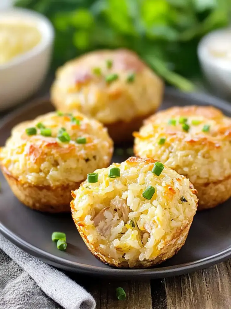 buttery tuna rice muffins - featured image