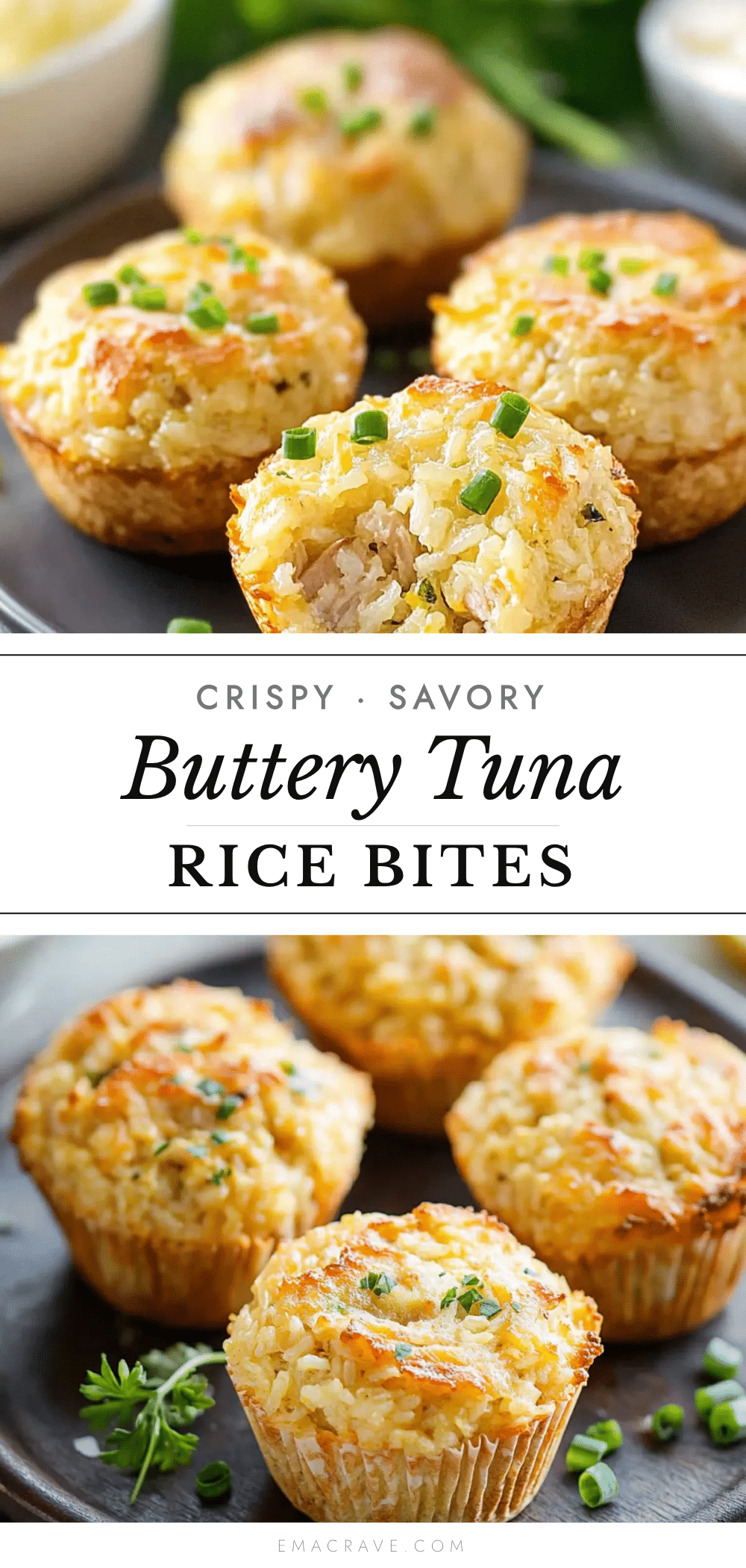 buttery tuna rice muffins recipe
